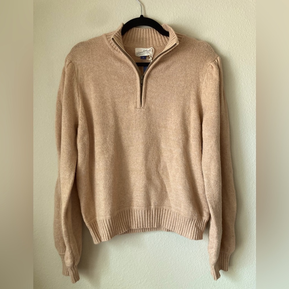 Women’s Tan Universal thread sweater.